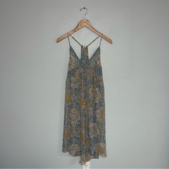 Sun & Shadow Sleeveless Tunic Tank Women's Size Small Flowy Sheer Open Front - Picture 2 of 9